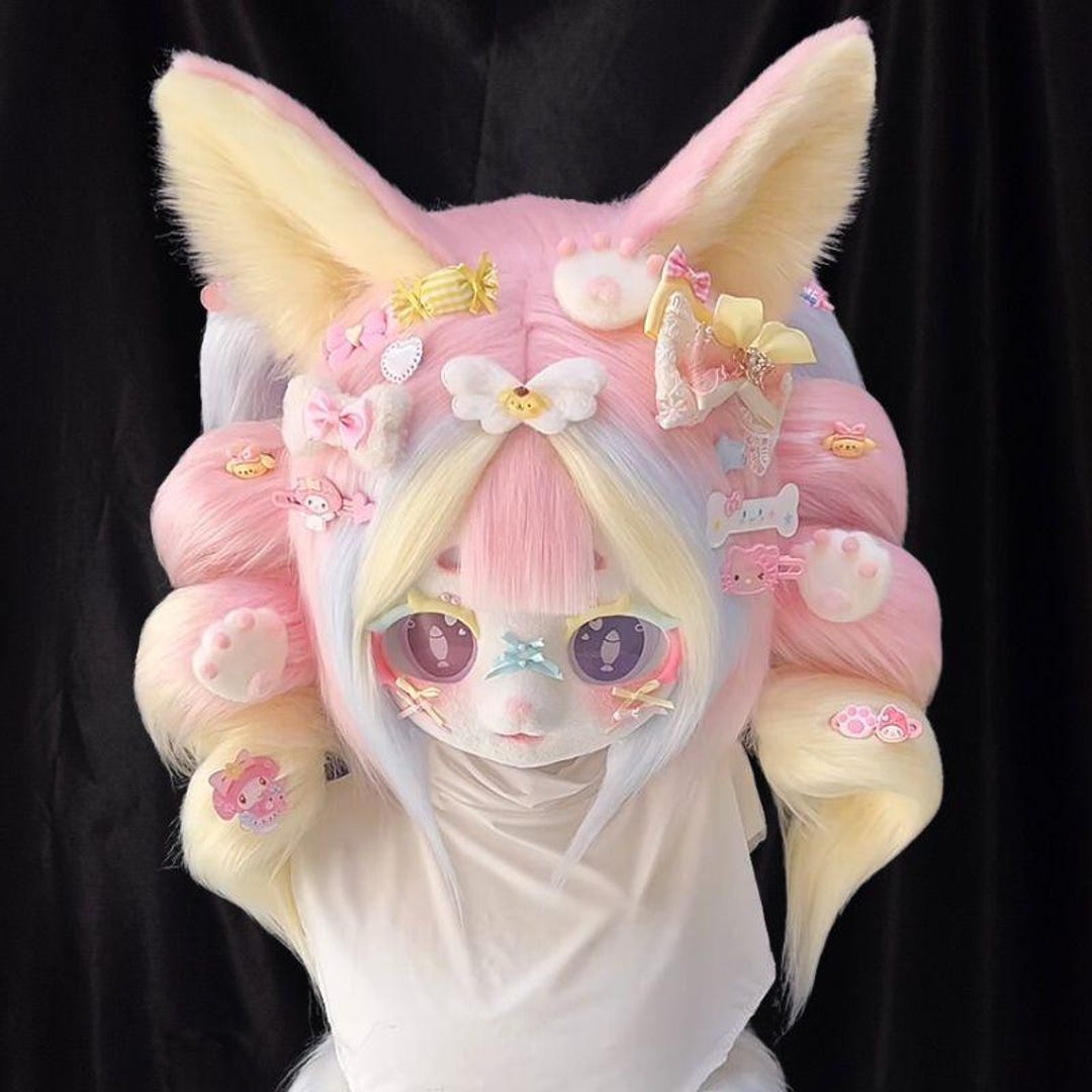 Sweety ダブルポンテールバニー - キグヘッドファースーツマスク