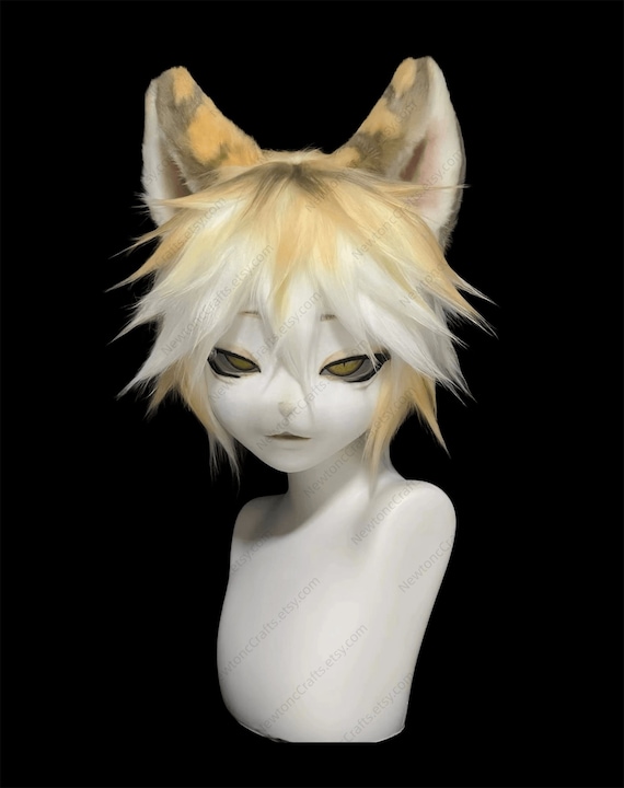 Cheetah Boy Fursuit Mask – Premade Kigurumi Kemono Head - Etsy