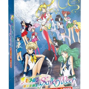 New Set Dvd Anime Complete Sailor Moon Season 1-5 1992-1996 