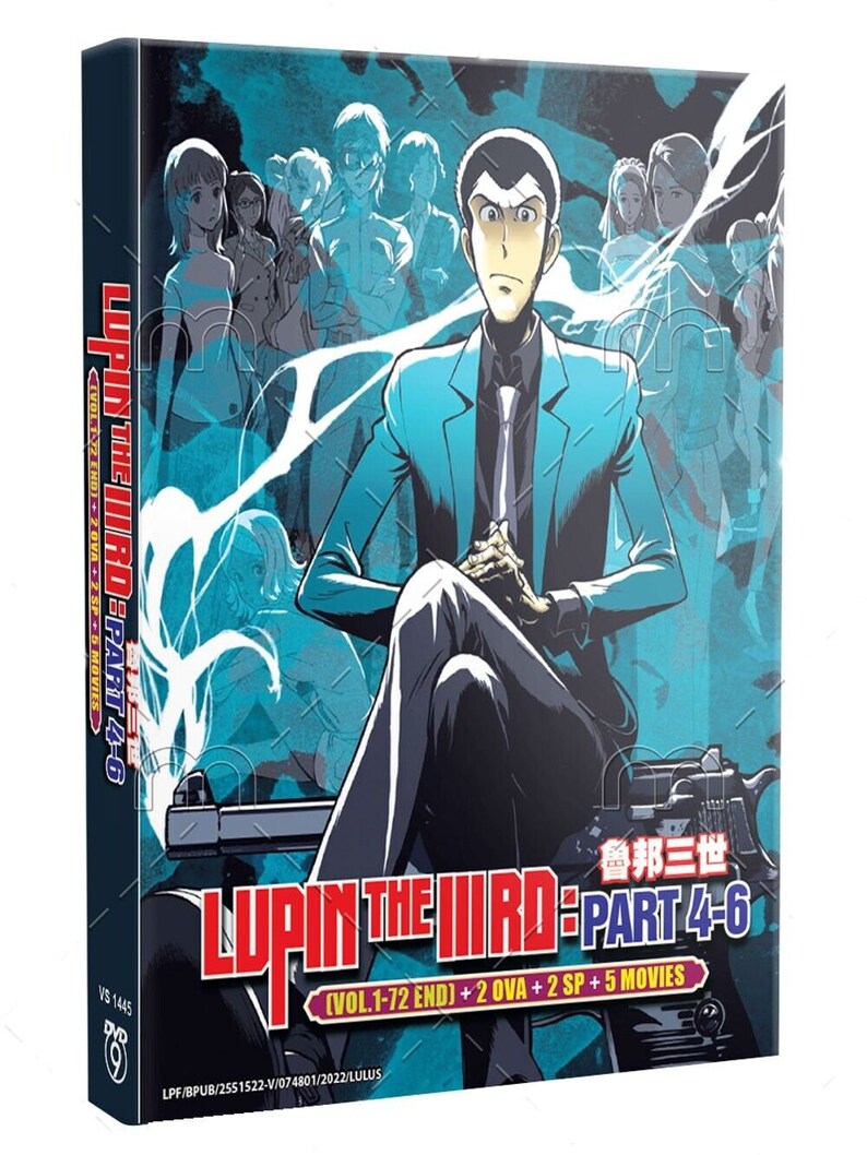 Where To Watch Lupin The Third Part 4 Dubbed Lupin the Third : Part 4-6 DVD ep 1-72 End English Dubbed - Etsy