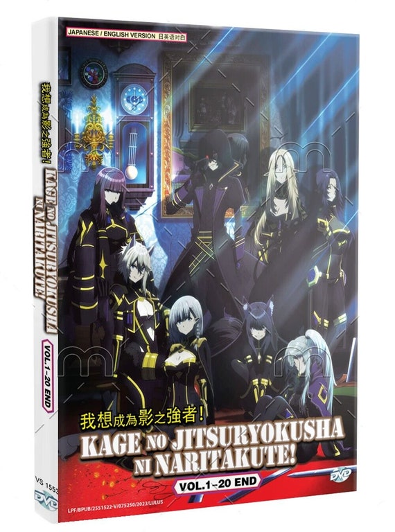 DVD Anime Kage No Jitsuryokusha Ni Naritakute 1-20 End 