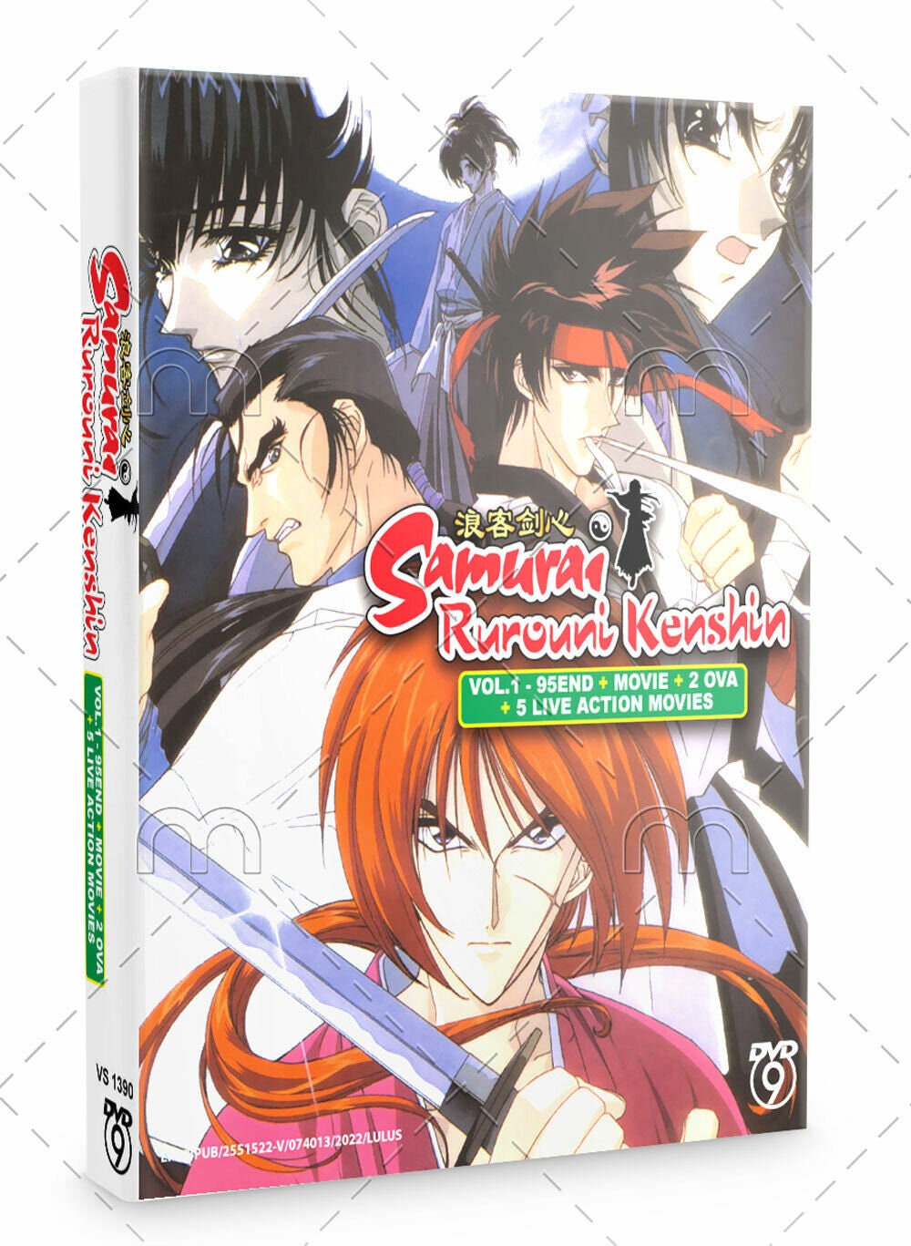 DVD Samurai Rurouni Kenshin Vol 1-95 + Movie +2 OVA +3 Live Action Movie  Eng Sub