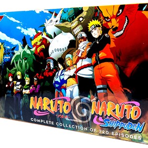 DVD Naruto Shippuden Anime Complete 1-720 Episode Series English