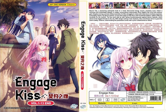 Engage Kiss Anime DVD ep 1-13 End english Dubbed Express 