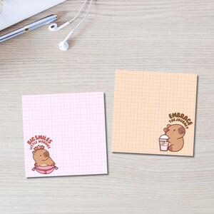 Capybara Print, Cute Capybara, Capybara Printable Notepad, Student Kids ...