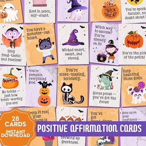 Halloween Cards, Funny Affirmations, Positive Affirmation Cards, Positive Printable, Positive Quotes, Funny Halloween, Funny Motivation