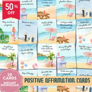 Watercolor Summer Affirmation, Positive Affirmation Cards, Cute Summer, Mental Health, Affirmation Printable, Summer Cards, Positive Quotes