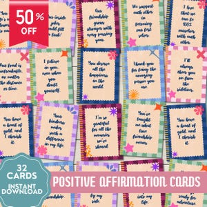 Vriendschapsbevestigingskaart, positieve bevestigingskaart afdrukbaar, afdrukbare bevestiging, vriendschapscadeau, vriendschapswaarderingskaart