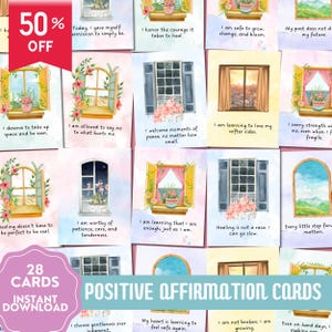 Cartões de Afirmação de Cura, Cartões de Afirmação Positiva, Citações Positivas, Afirmação de Recuperação de Trauma, Cartões de Afirmação de Trauma, Cartões Gentis