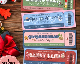 Christmas Bookmark, Printable Bookmarks, Cute Stationery, Holiday Bookmark, Digital Bookmarks, Christmas Printable, Cute Christmas Book Club
