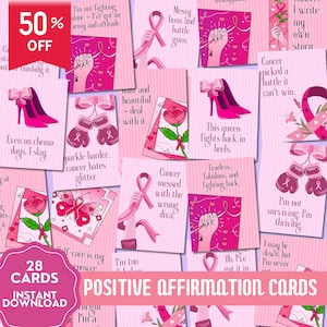 Breast Cancer Awareness, Positive Affirmation Cards Printable, Positive Quotes, Mental Health, Breast Cancer Survivor, Sassy Motivation Card