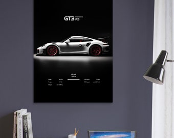 Porsche 911 GT3 Poster | Digital Download | Porsche 911 Wall Art | 911 Poster | Auto Poster | Auto Wandbild Digital