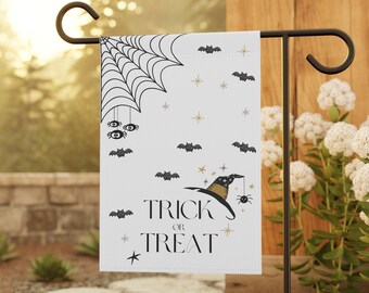 Halloween Decor Garden & House Banner - Outdoor Halloween Decor - (12" x 18")