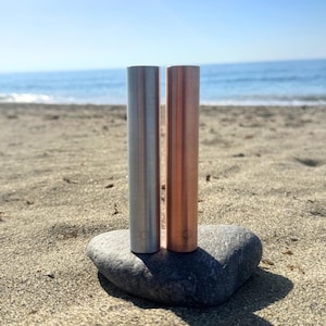 Pharaoh Rods Copper Zinc Small – Compact Quartz Energy Tools for Grounding, Meditation & Daily Use