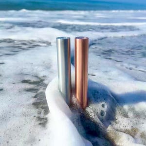 Pharaoh Rods Copper Zinc Light Small – Quartz Energy Tools for Meditation, Grounding & Subtle Balance