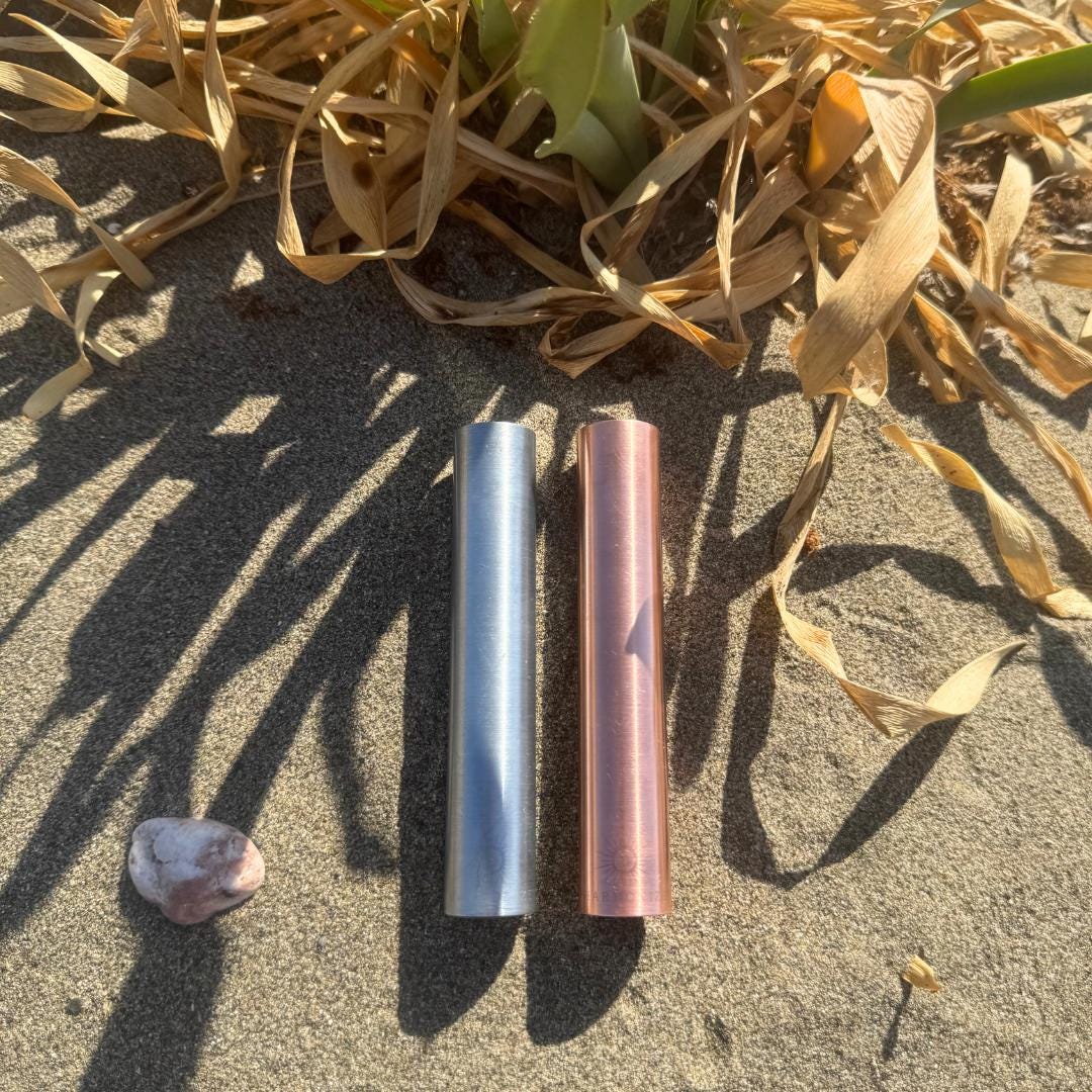 Copper Zinc Rods With Quartz, Amethyst, Rose – Meditation Grounding ...