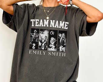 Custom Volleyball Shirt with Name, Volleyball Season Game Day Tee, Personalized Player Photo Tshirt, Volleyball Mom T Shirt Senior Team Gift