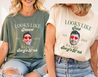 Funny Bachelorette Shirt for an Engaged Bride Gift - Groom Face Bachelorette Party Shirt - Unique Bachelorette Favor - bach party favors