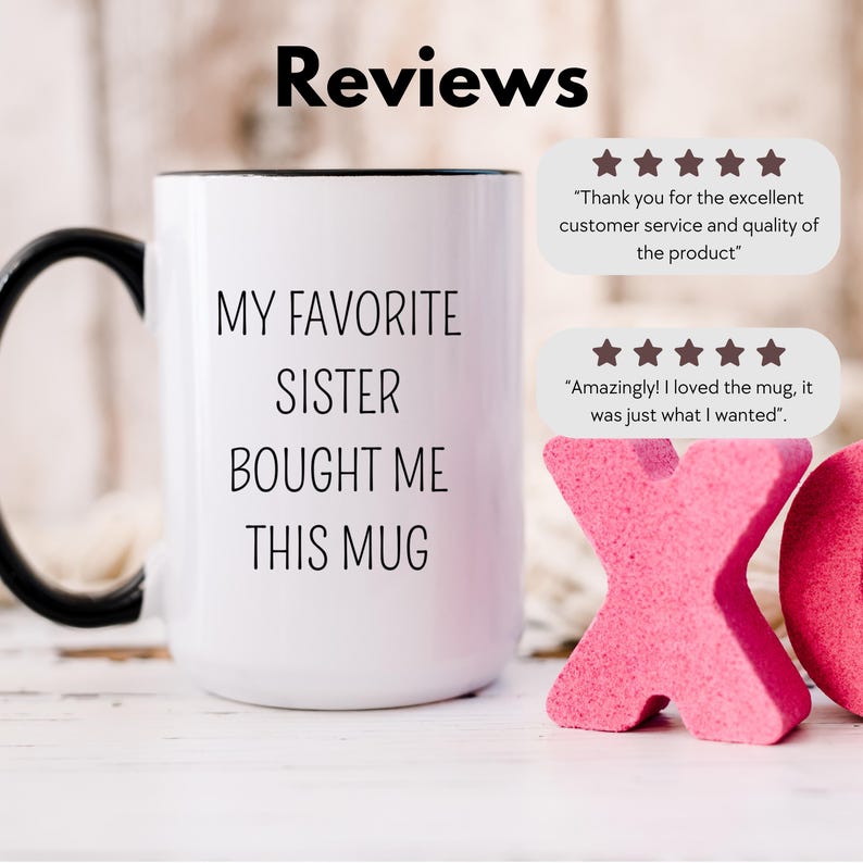 My Favorite Sister Bought Me This Mug, Custom Brother Gifts