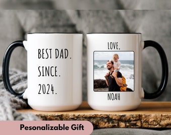 Father’s Day gift- best dad -cool dad’s club- dad Est mug- first time dad mug- Custom Mug for dad Father's Day Gift- from wife- new dad gift