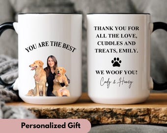 Custom Photo mug for Dog Sitter Mug Thank You Dog Sitter Dog Sitter Gift Pet Sitter Gift Personalized Gift for Dog Sitter Best Dog Sitter