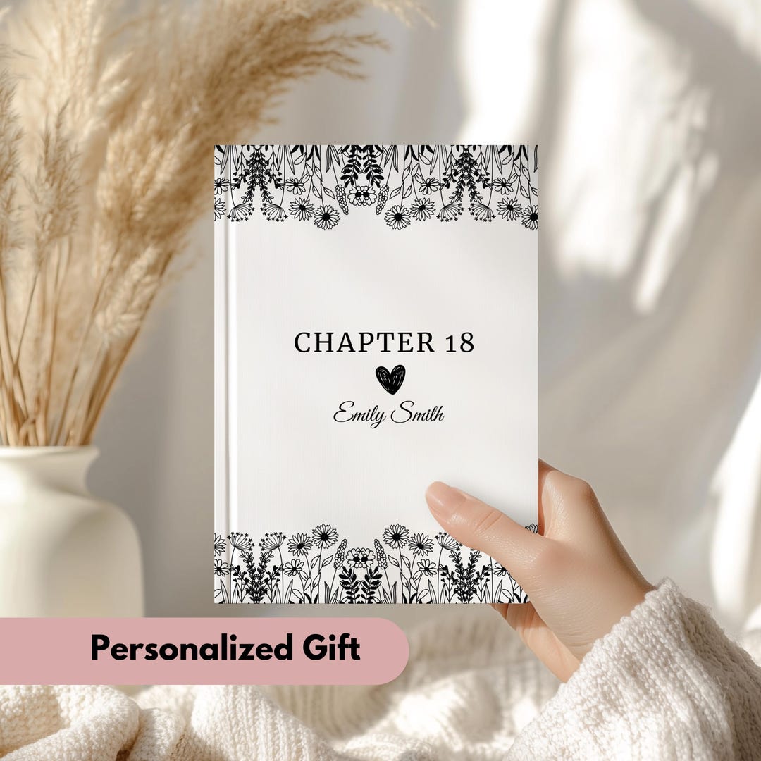 Custom 18th Birthday Gift Girl Personalized Birthday Journal 18 Year ...