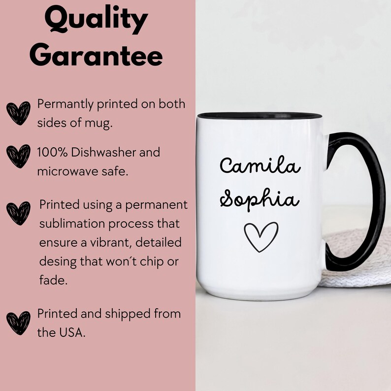 Personalized Mug for Sister, Custom Sister Gifts, Sisters Are Different