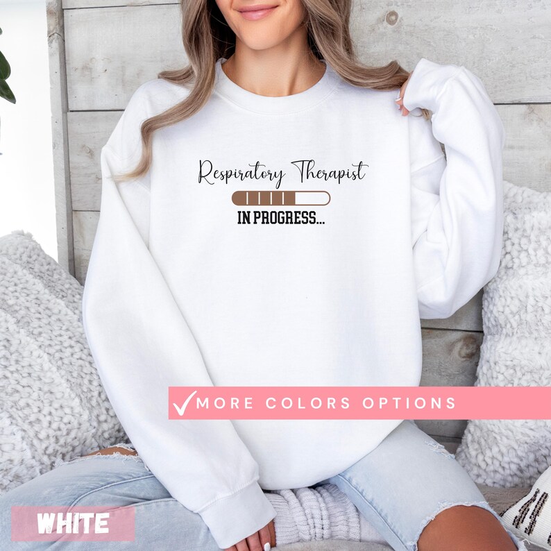 Floral Respiratory Therapist Sweatshirt Respiratory Therapy Graphic