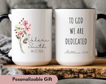 Jehovah witness baptism gift, JW baptism gift, JW baptism anniversary gift, flowers mug, for women, JW 2024 gifts, pioneer service school