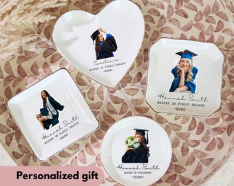 Mastered It 2026 with photo Custom Masters Degree Ring Dish Jewelry Dish Masters Degree Gift Custom Jewelry Dish Daughter Trinket Ring Tray