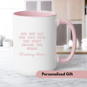 Personalized Author mug, Custom New Author gift, Writing a Bestseller mug, Published Author gift, Novelist gift, Book writer lover mug.