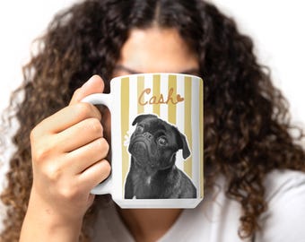 Custom Dog Face mug Custom Dog Photo Name Cup Cat Mom Gift Personalized Pet Memorial Gift New Dog Mom Gift Dog Mom Gift Gift for Pet Lover