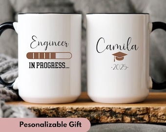 Engineer gift, Engineer in progress gift, Engineer student gift, Engineer loading, Funny Future Engineer, custom Engineer mug, STEM girl