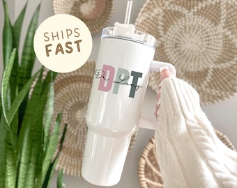 Custom DPT gift, Physical therapy student gift, Custom doctor of Physical therapy Tumbler, custom name DPT gift, lets rock this joint.