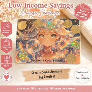 Anime Scratch-Off Savings Challenge | Budget Game, Cash Stuffing (Physical)
