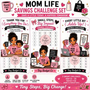Mom Life Savings Challenge Printable –