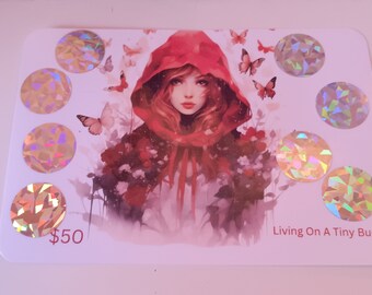 Red Riding Hood Scratch Off Savings Challenge Low Income