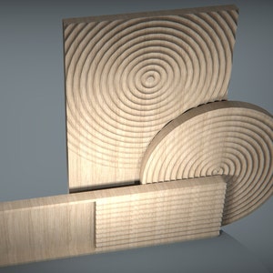 3 Valet Tray / Wood CNC Product