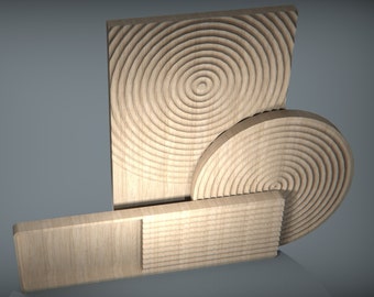 3 Bandeja Valet / Madera CNC Producto