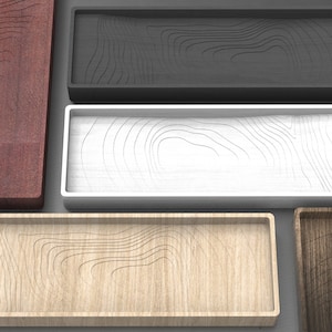 Topographic Valet Tray / Wood CNC Product