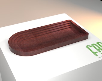 Bandeja Rainbow / Producto CNC de madera / Archivo digital