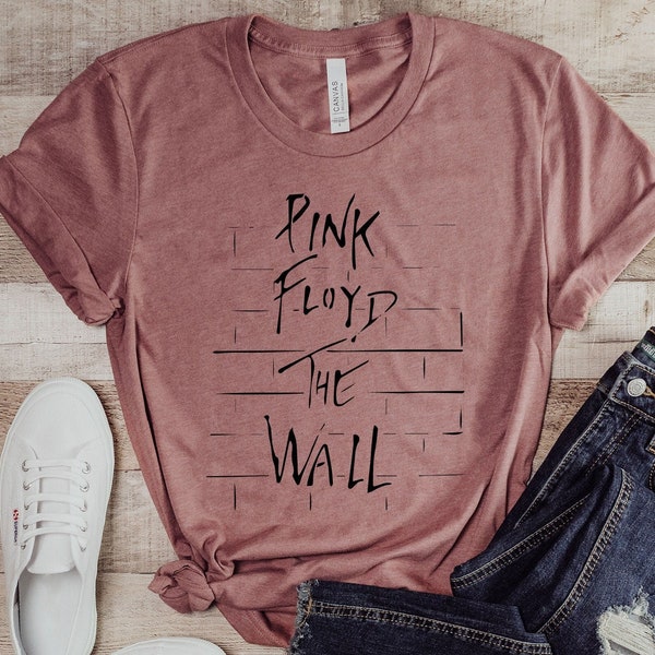 Pink Floyd T-Shirt Pink Floyd The Wall Shirt  Unisex tee Vintage  Music Tee Rock Music Concert Tee oldies goldies pink floyd tour