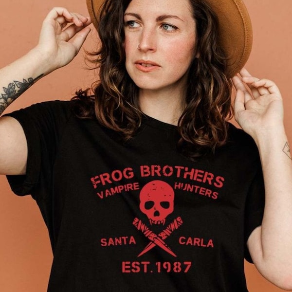 Lost Boys T Shirt - frog brothers, vampire hunters, santa carla, killers, 80s movie, the - Graphic Tee, All Sizes & Colors