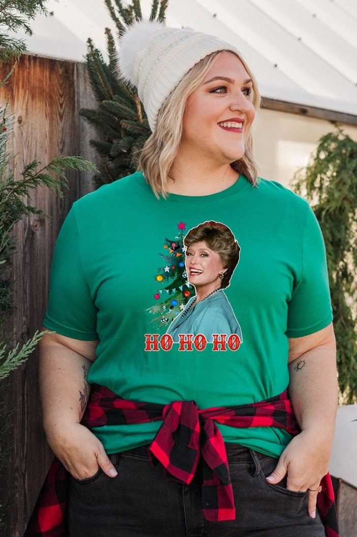 Golden Girls Christmas Shirt Tee Shirt Parody HO HO HO Blanche