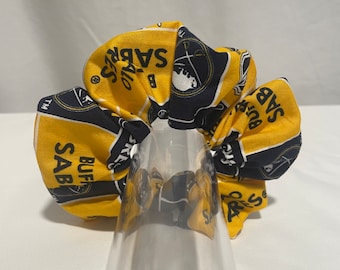 NHL Buffalo Sabres Hair Scrunchie Hockey Handmade