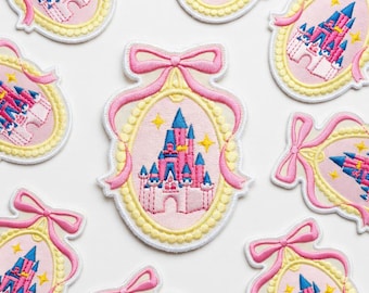 Disney Castle Embroidered Patch, Princess Disneyland Patch, Gift For Disney Fans, Jacket Backpack Hat Applique