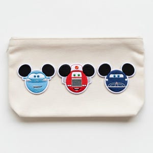 Parches bordados de orejas de Mickey de Disney Pixar Cars - Rayo McQueen, Mater, Sally - Aplique para chaqueta, mochila o sombrero imagen 6
