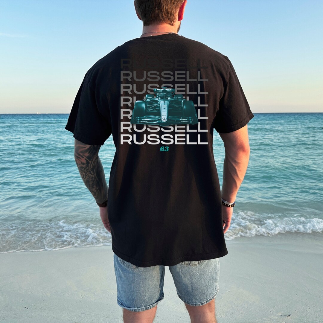George Russell Shirt George Russell Formula 1 Shirt for Russell Fan F1 ...