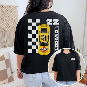 Nascar Shirt Joey Logano Nascar Tshirt Nascar Joey Logano Nascar Driver Shirt Nascar Racing