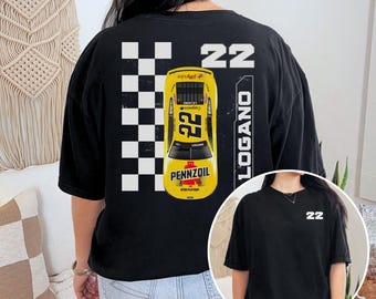 Nascar Shirt Joey Logano Nascar Tshirt Nascar Joey Logano Nascar Driver Shirt Nascar Racing